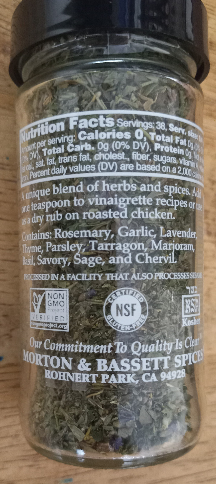 Herbs from Provence with Lavender – 0.7 oz – Morton & Bassett – All Natural