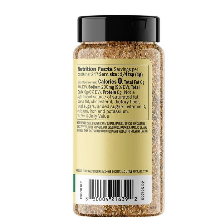 All-Purpose BBQ Seasoning Garlic Rub Meat Spice Blend Gluten Free MSG Free New