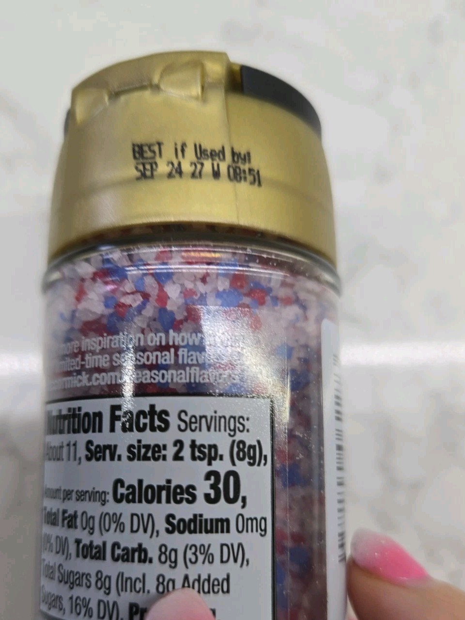 2 NEW McCormick Finishing Sugars Mixed Berry Limited Edition