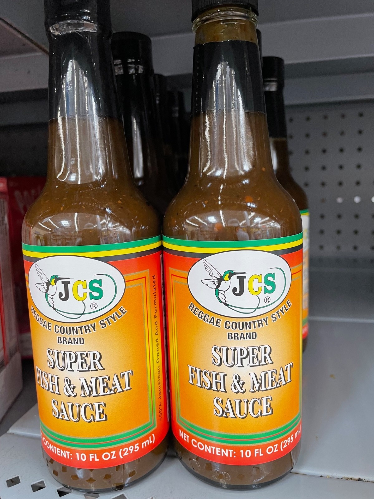 6 Pack JCS Jamaican Super Fish and Meat Sauce 10 oz Bottles – Reggae Style Carib
