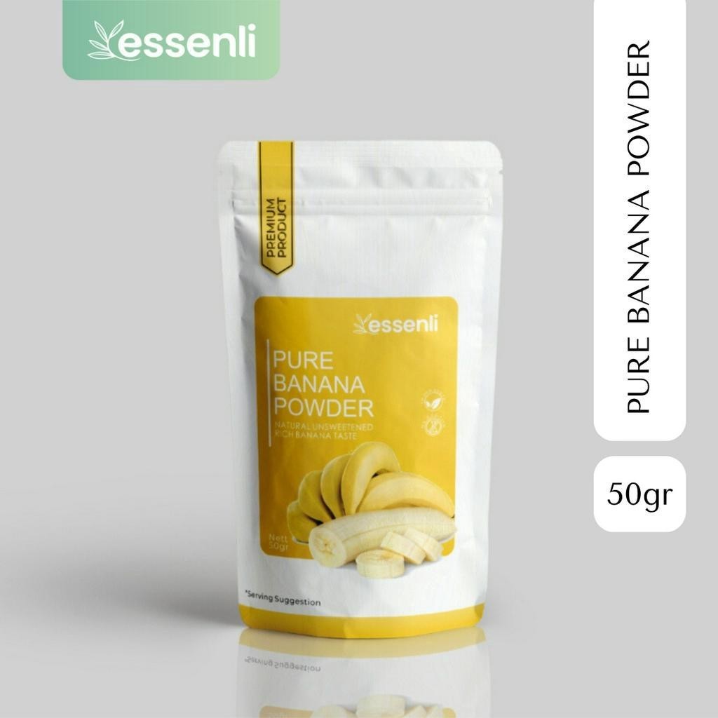 Pure Banana Powder 50g Clean Label Plant-based Natural Botanicals Easy Mixing