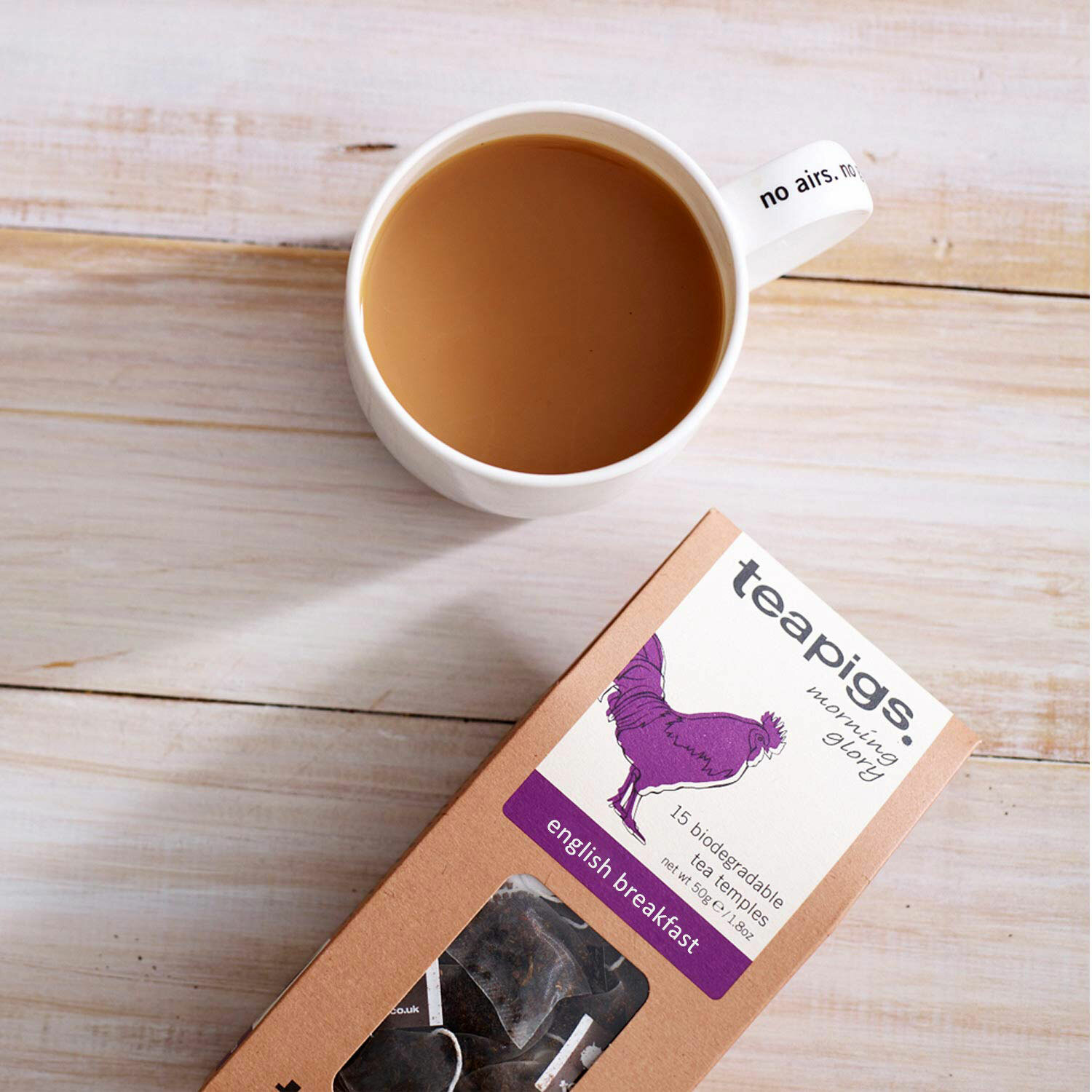 Teapigs Signature Blend English Breakfast Tea – 15 tea temples/bags