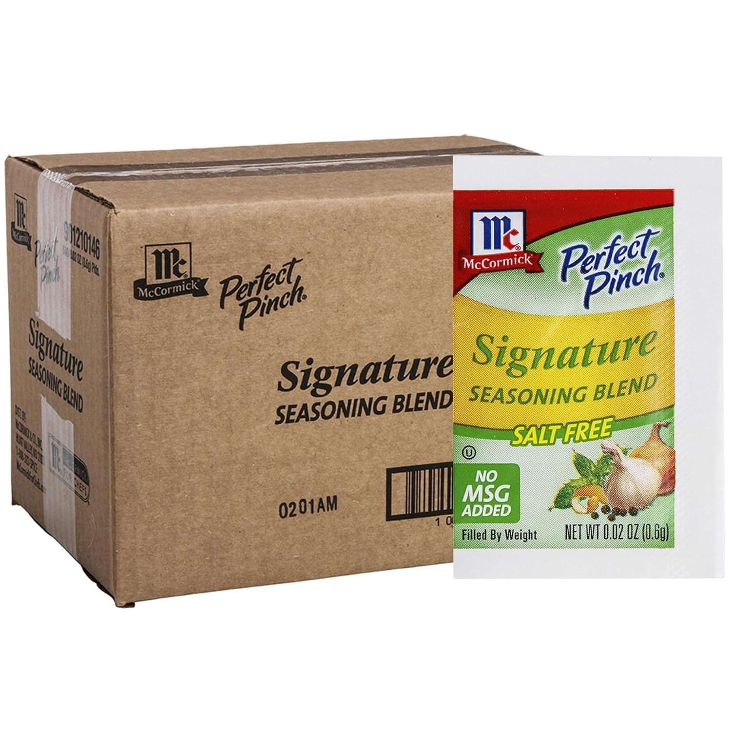 Salt-Free Signature Seasoning Packets, 500 Count for Healthy Cooking