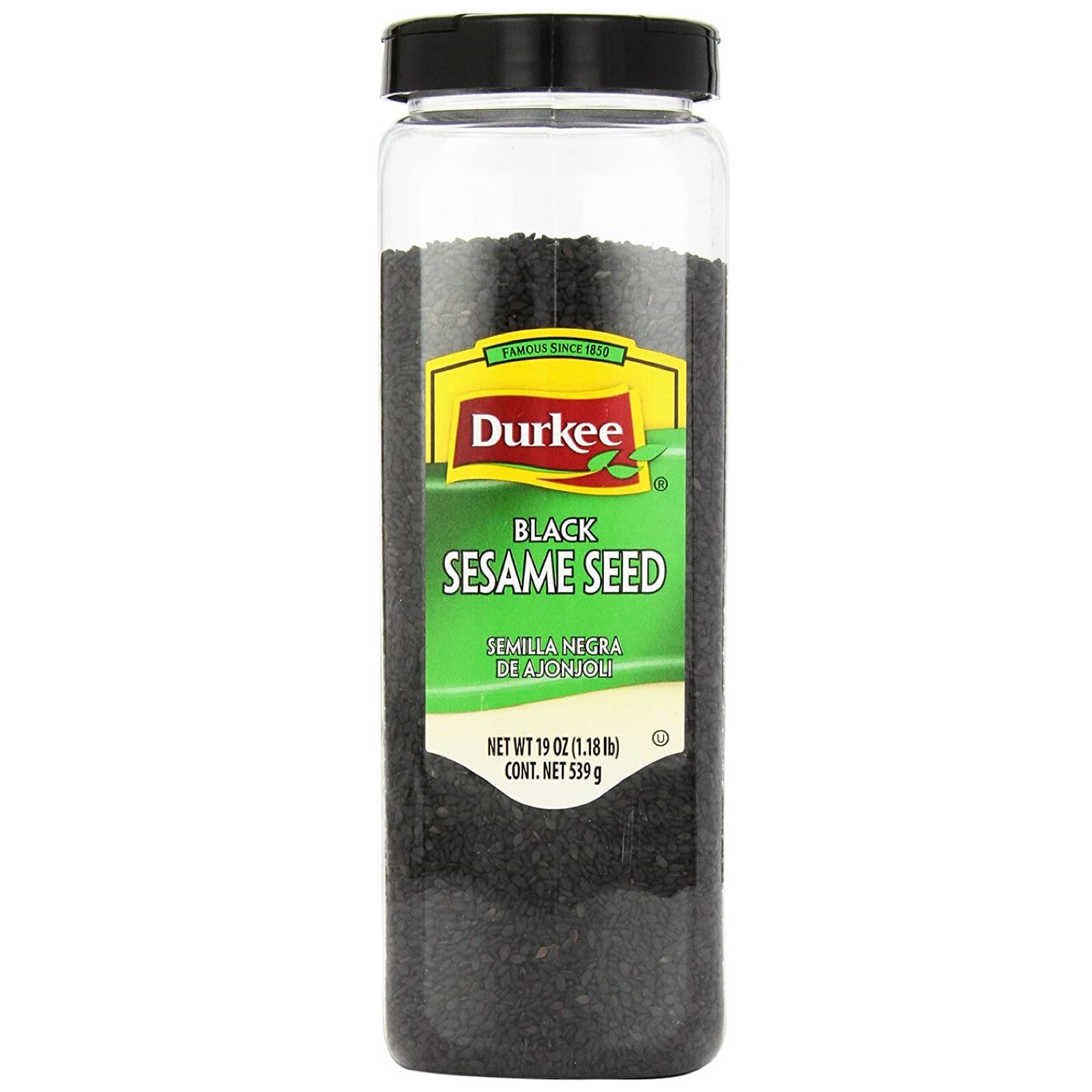 Durkee Black Sesame Seed – 19 oz. container, 047600592184
