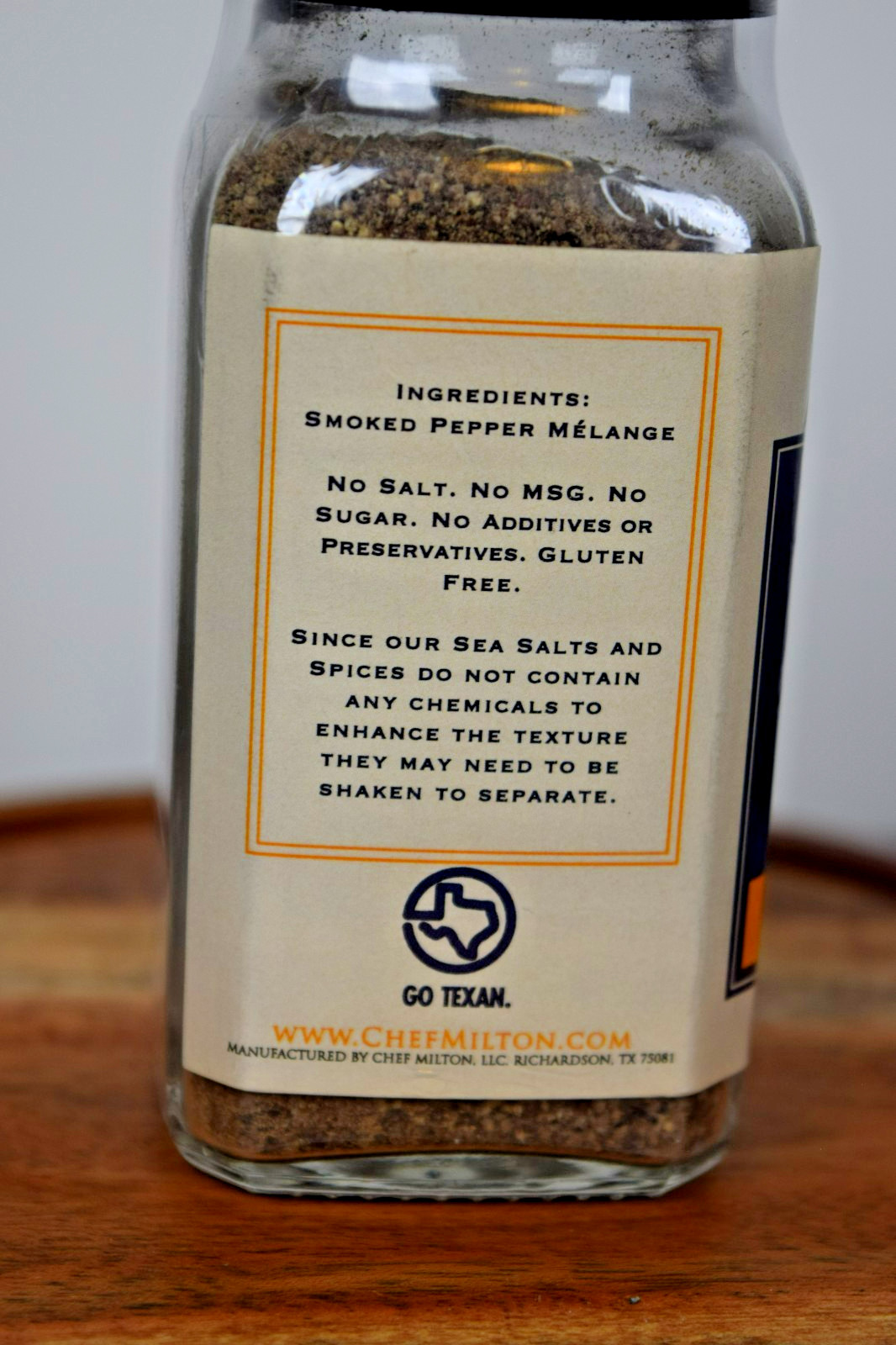 Chef Milton – Smoked Pepper Mélange ( Salt Free)