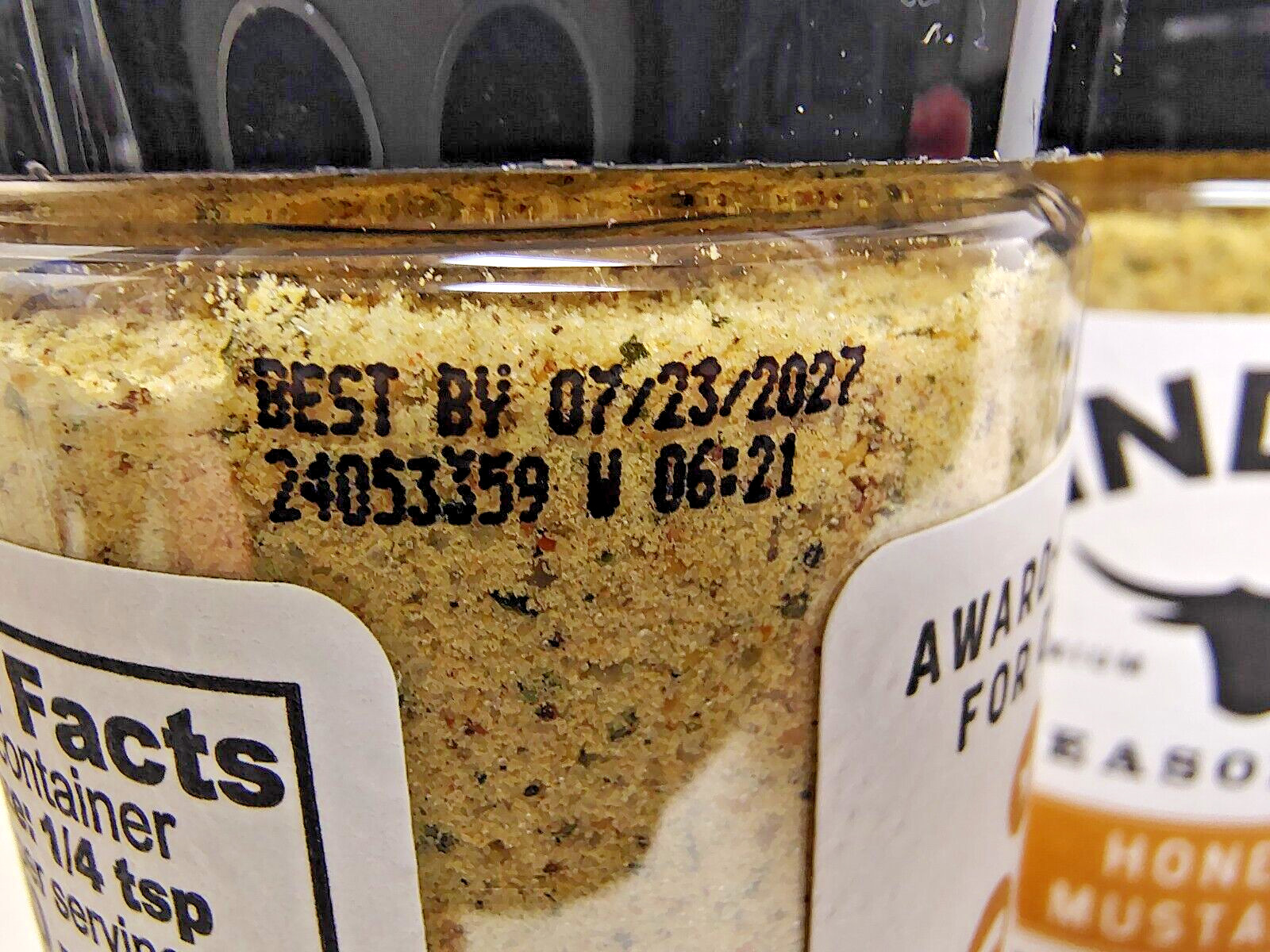 Kinder’s Honey Mustard Seasoning 6.2oz, BB 6/27, Lot of 4