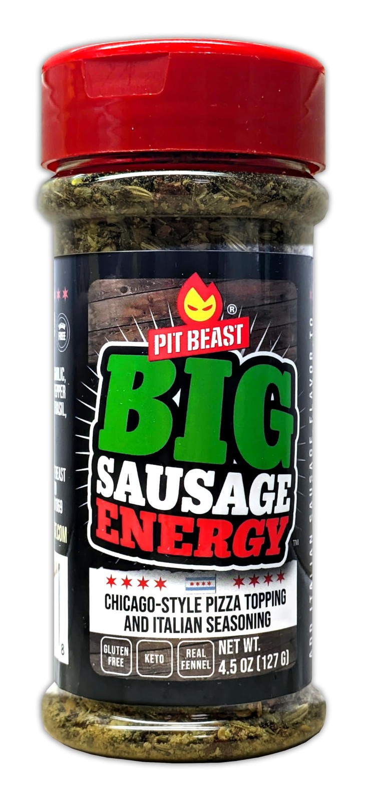 Big Sausage Energy Chicago-Style Pizza Topping and Italian Seasoning – Vegan …