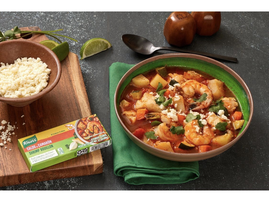 4 Pack – Knorr Shrimp Flavor Bouillon Cubes 2.5 oz x 8 cubes. Caldo De Camaron