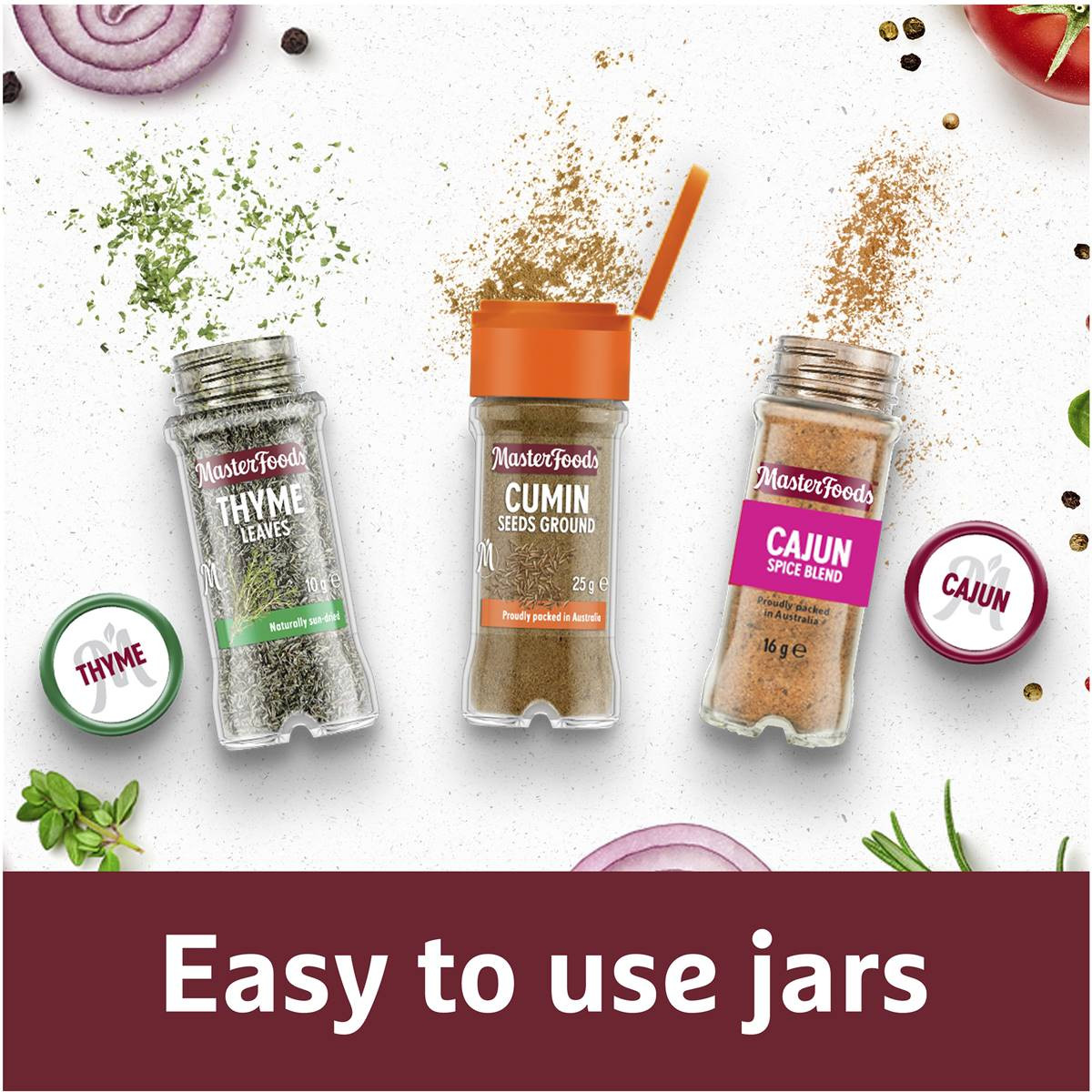 Masterfoods Smoked & Charred Texan Style Rub Smokey BBQ Seasoning 50g