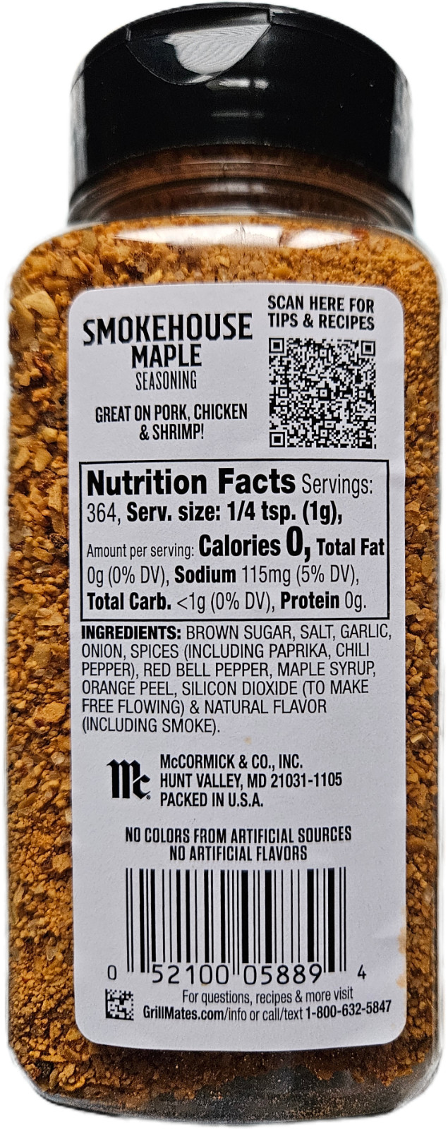 (2 PACK) McCormick Grill Mates – Smokehouse Maple Seasoning – 12.87 oz Each