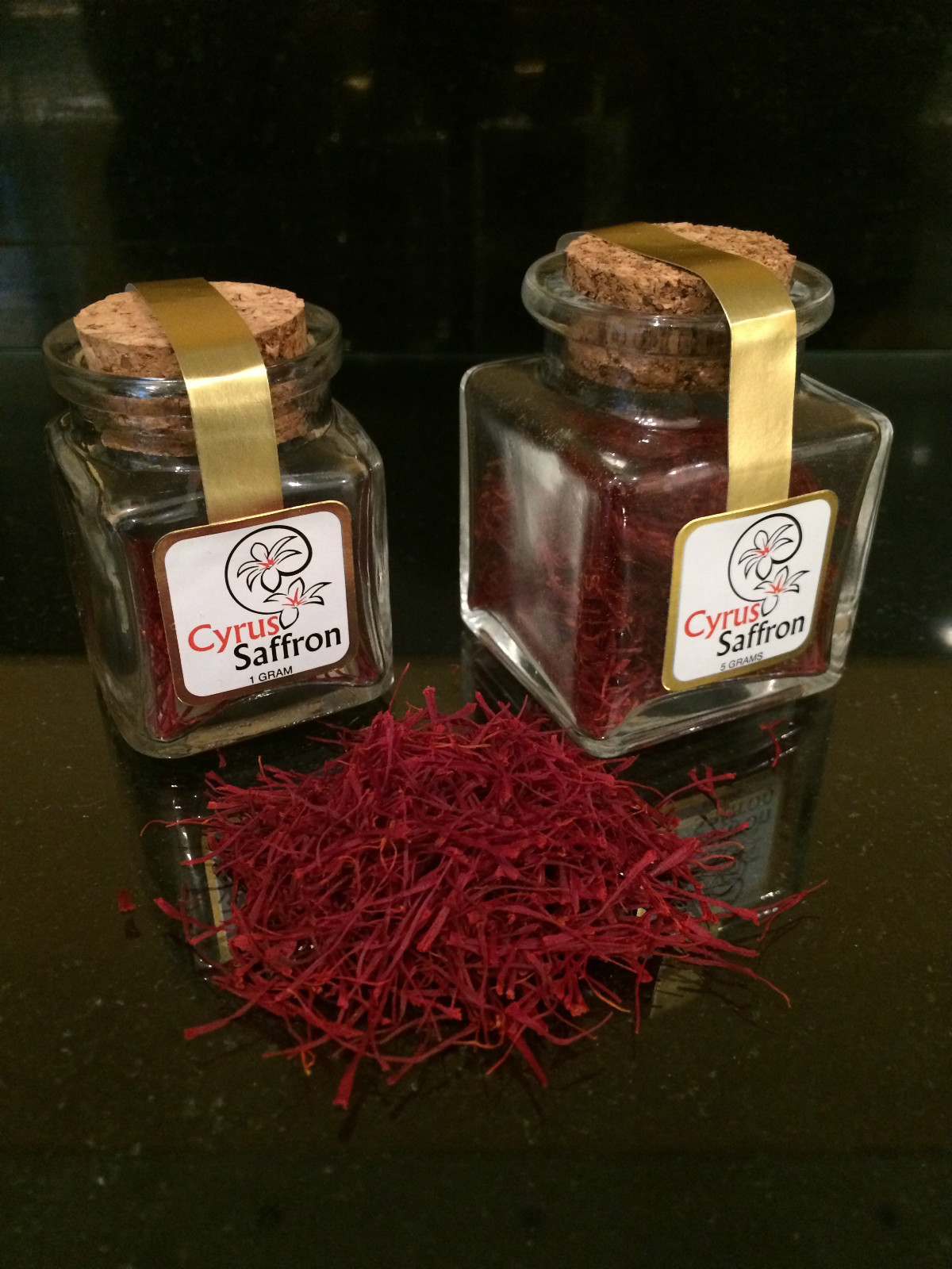 Cyrus Saffron, 100% PURE NATURAL RED Spanish Saffron 1 Gram