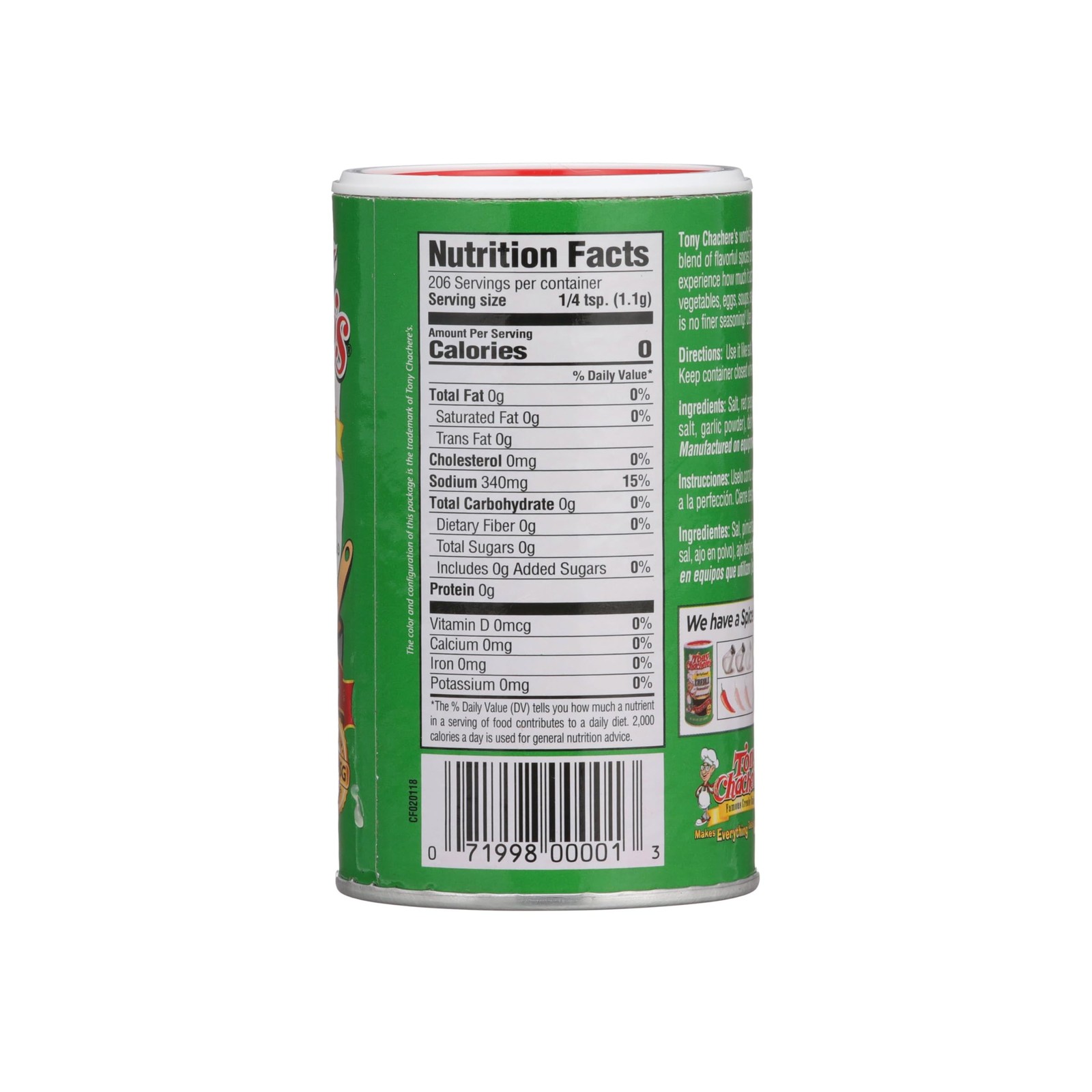 Creole and Cajun Seasoning Canisters (2 Pack + Packet) (2 Pack, Original)