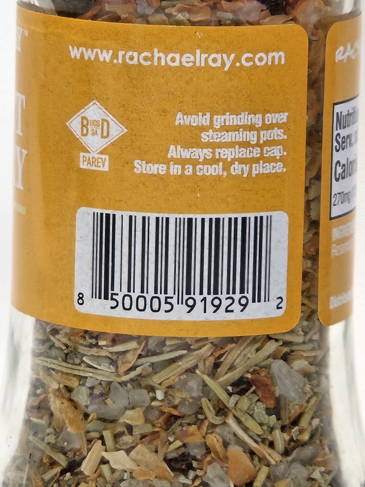 Racheal Ray Pefect Poultry Seasoning Grinding.