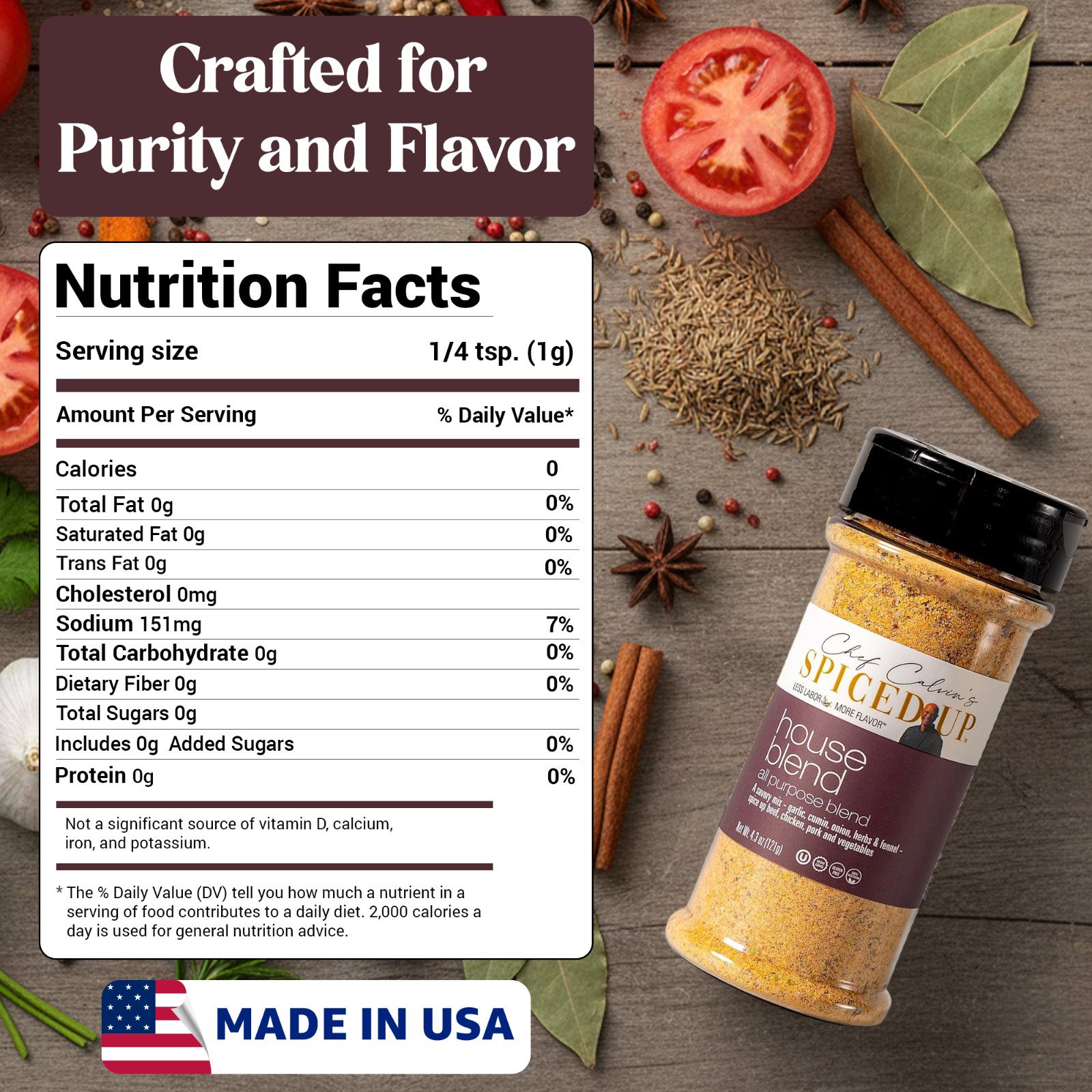 House Blend All Purpose & Mama Clara Latin Seasoning for Beans & Soups – Kosher