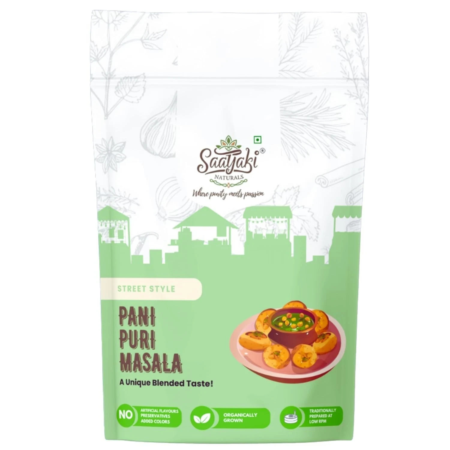 Saatyaki Naturals PaniPuri Masala -50gm