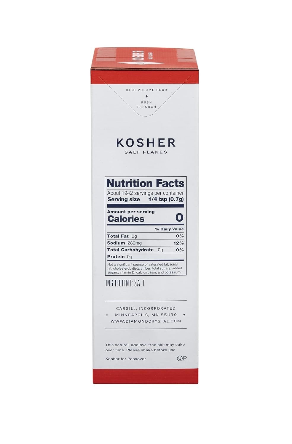 Diamond Crystal Kosher Salt – Full Flavor, No Additives – Pure and Natural Since