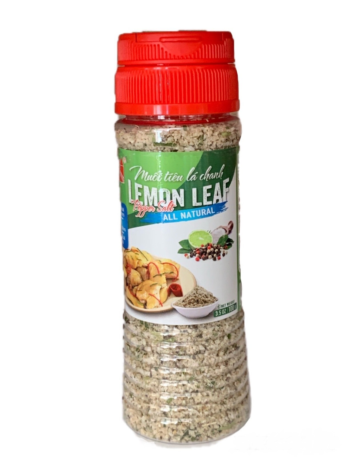 Lemon Leaf Pepper Salt – Muối Tiêu Lá Chanh – 3.5 Oz