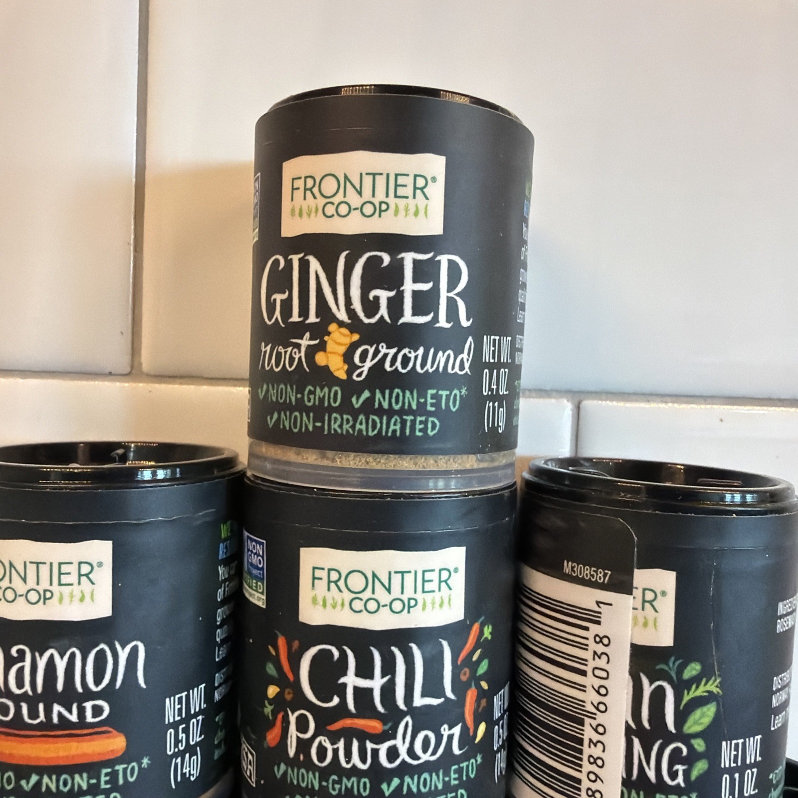 19 Assorted Frontier Co-Op Herb Spice Minis Pack Non-GMO Non-ETO Non-Irradiated