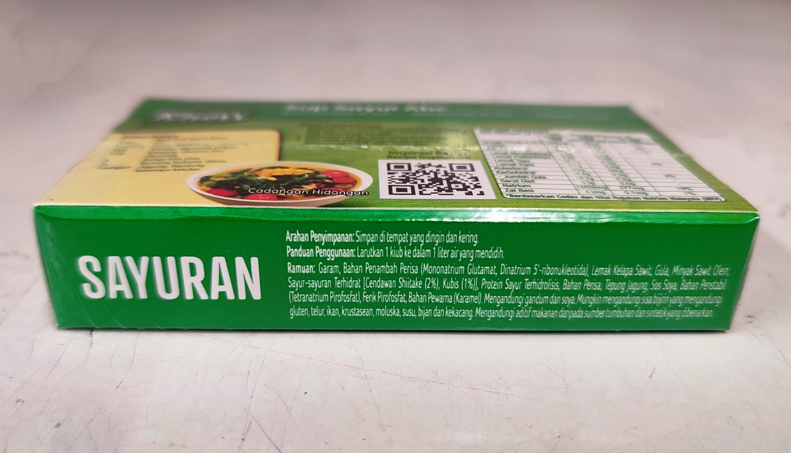 6 Cubes 60g KNORR Seasoning Real VEGETABLE Stock No Preservative Added Free Ship