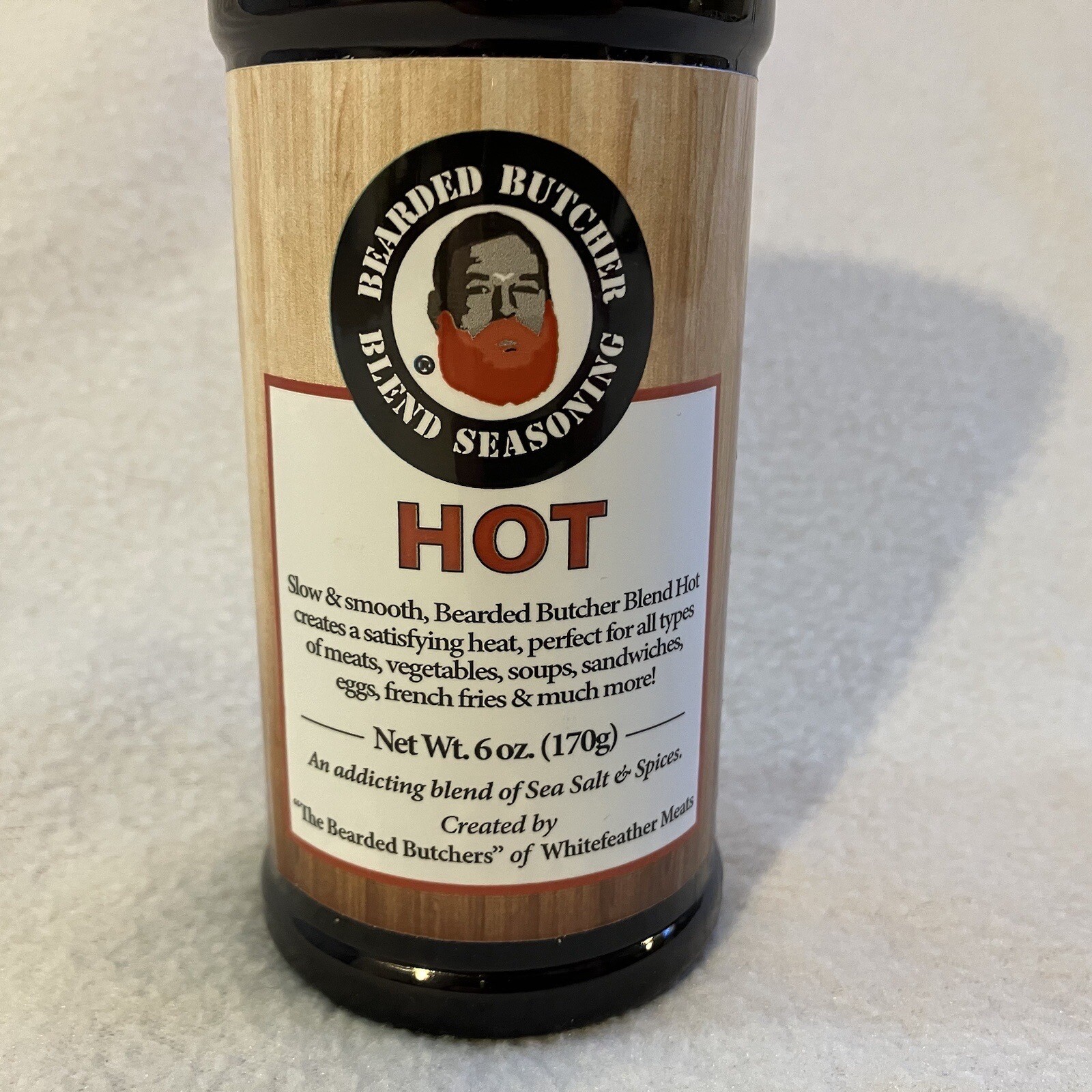 Bearded Butcher HOT Blend Seasoning Shaker 6oz