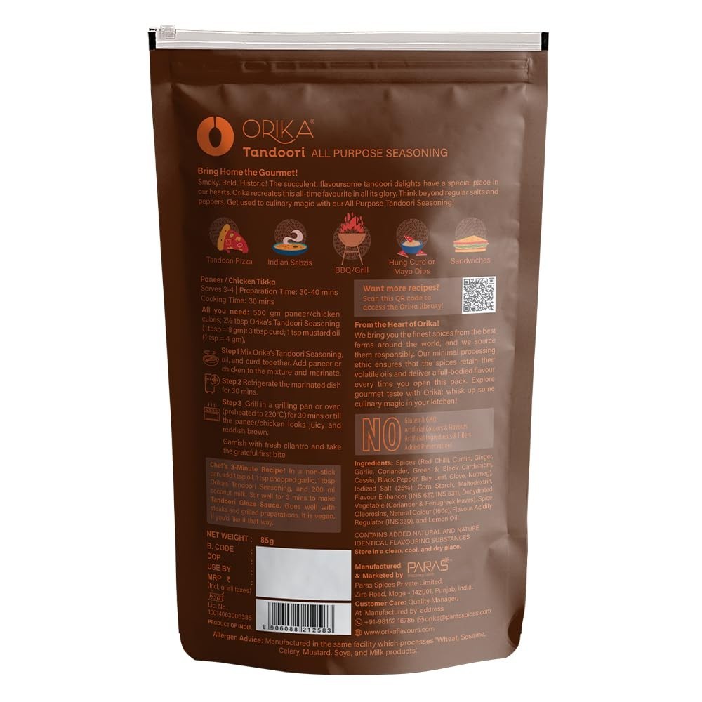 Orika Tandoori Marinade Spice Mix 85g