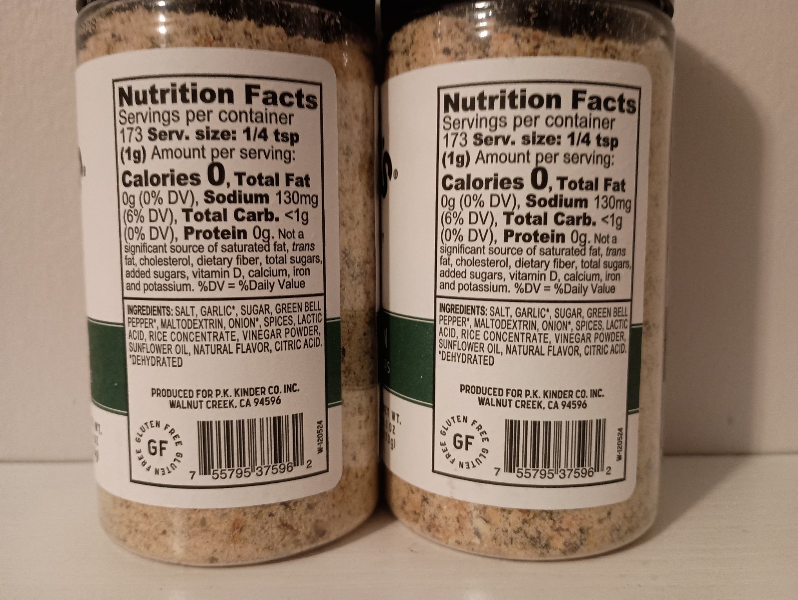 Kinder’s® Italian Chicken Seasoning 6.1 oz. (2 Pack) GLUTEN FREE ALWAYS FRESH