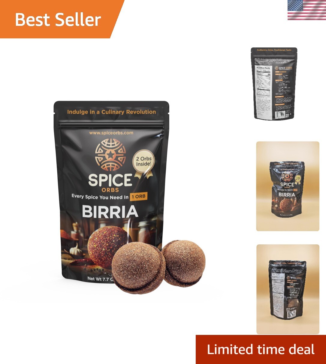 Grandma’s Flavor 2-Pack Birria Bombs – Kid-Friendly & Hassle-Free Cooking