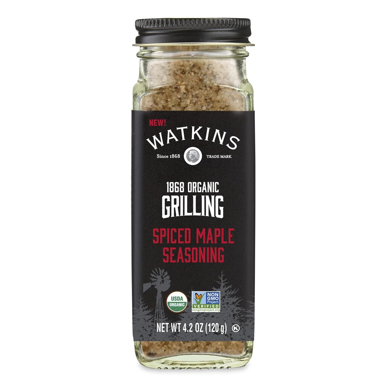 1868 Organic Grilling Spiced Maple Seasoning, 4.2 Oz (Pack of 1)