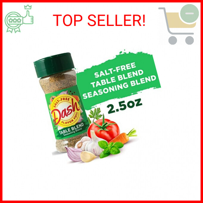 Dash Salt-Free Seasoning Blend, Table Blend, 2.5 Ounce