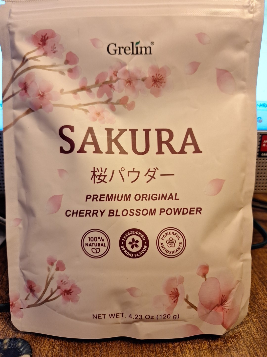 Grelim Sakura Premium Original Cherry Blossom Powder 4.23 oz. EXP : 12/27