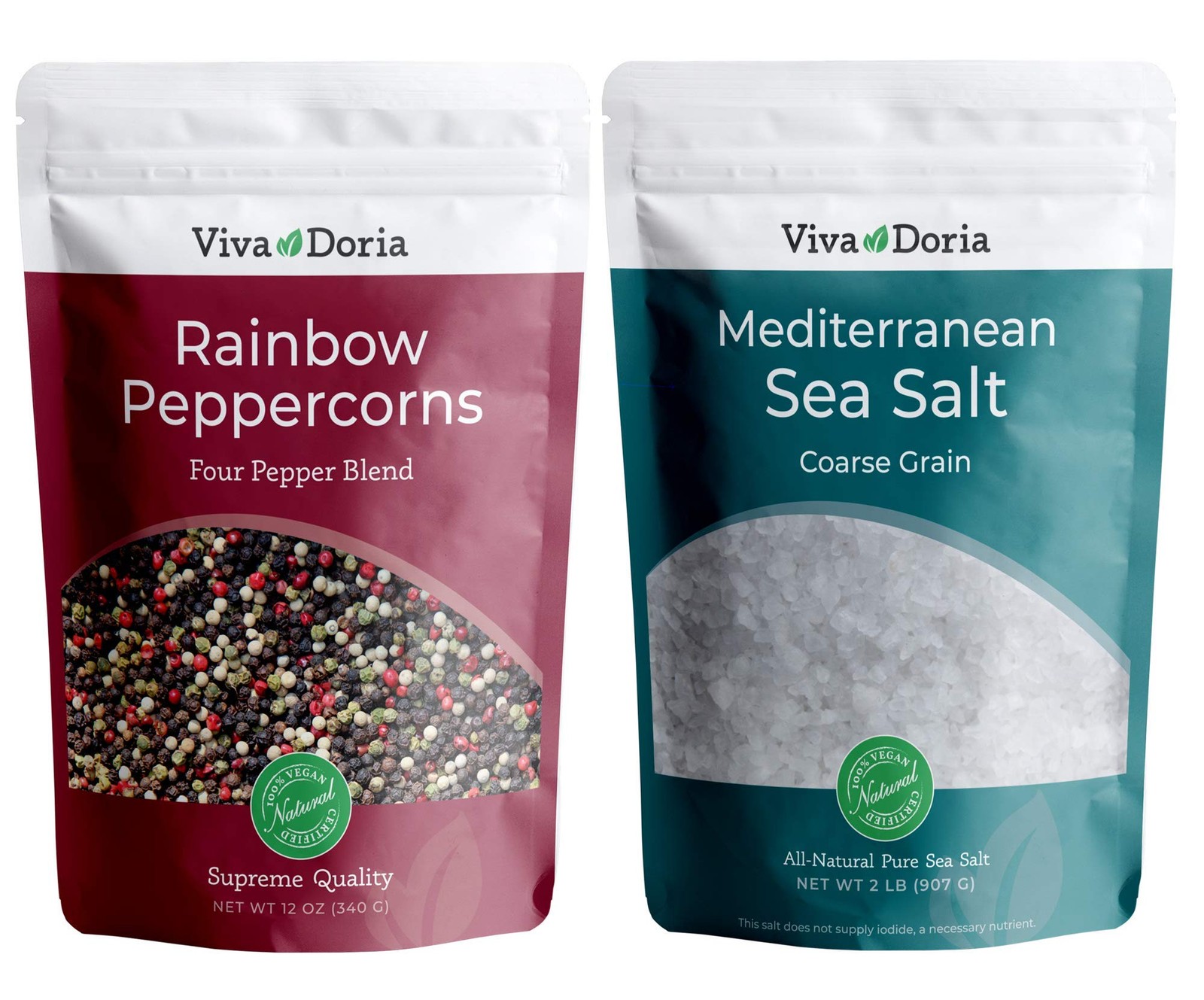 Rainbow Peppercorn Blend (Steam Sterilized Whole Black, White, Green and Pink…