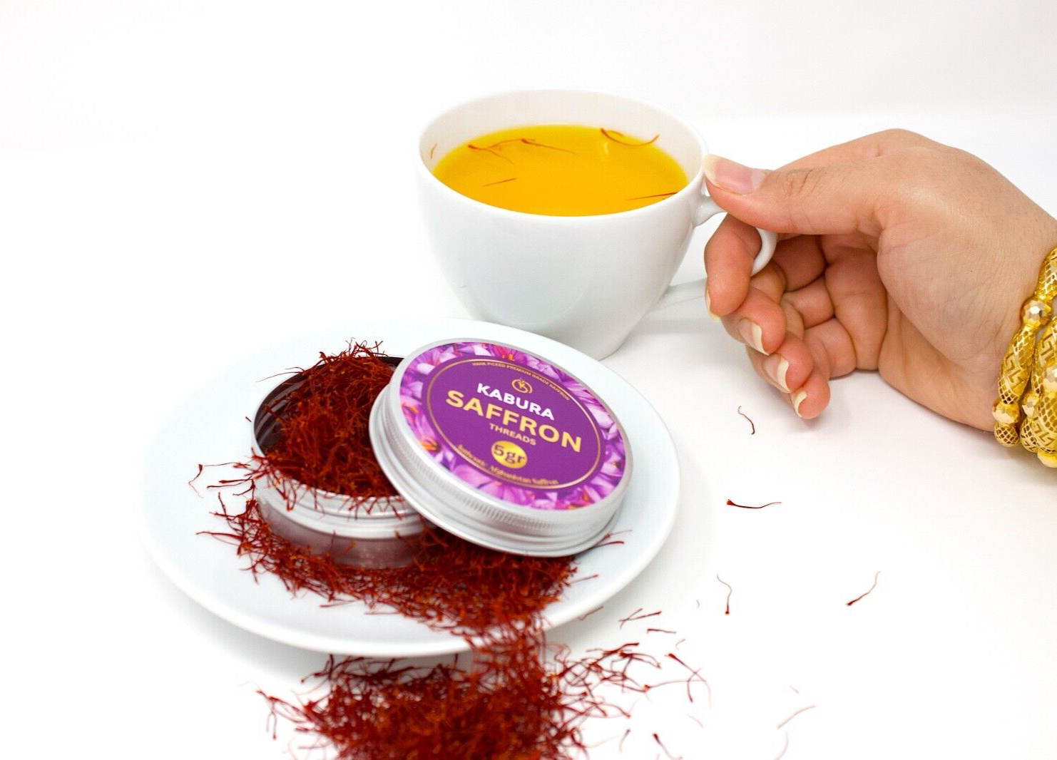 5 Grams Saffron Threads Grade A+ All-Red Super Negin Fresh for all Culinary Uses