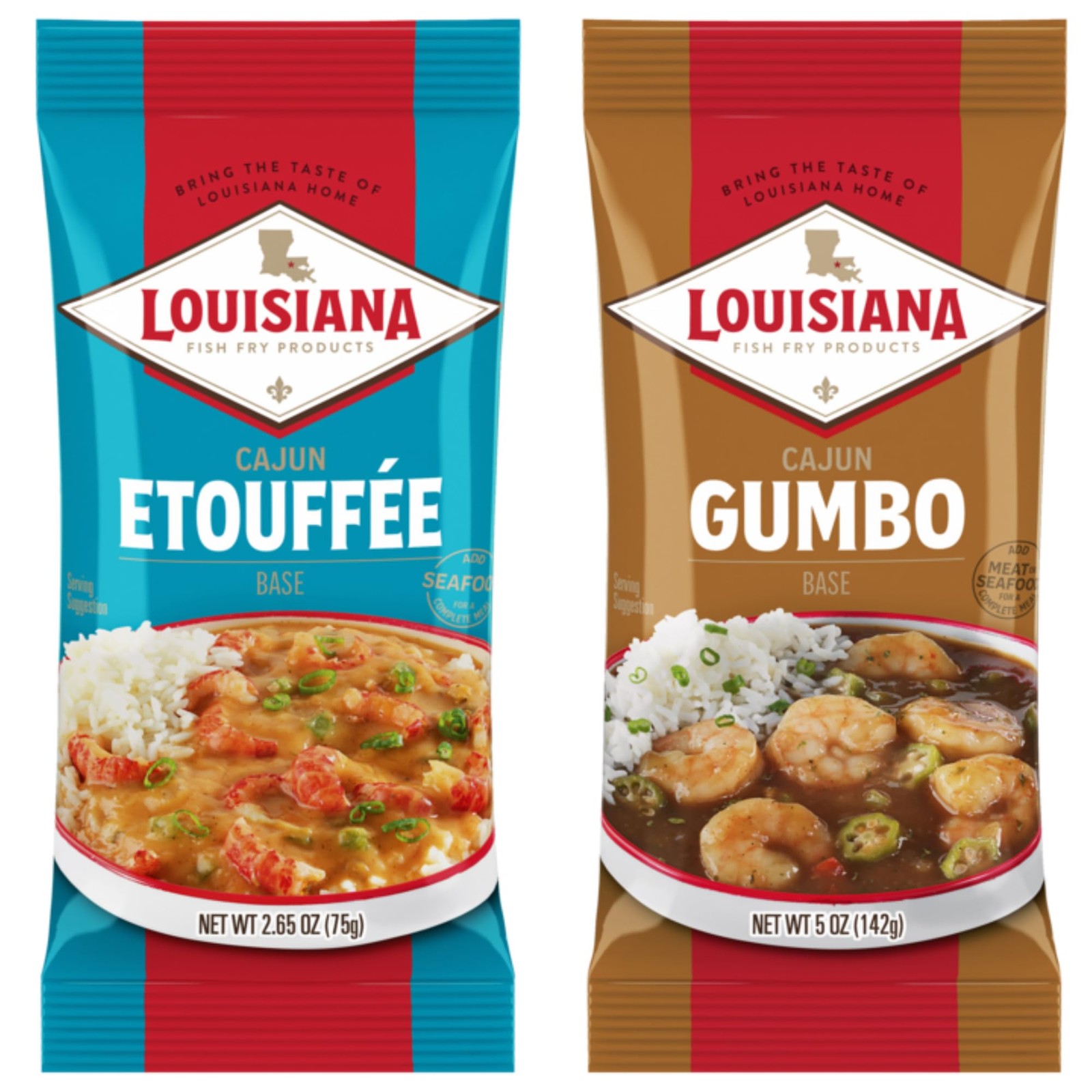 Louisiana Fish Fry Cajun Variety Bundle – Gumbo & Etouffee 2 Piece Assortment