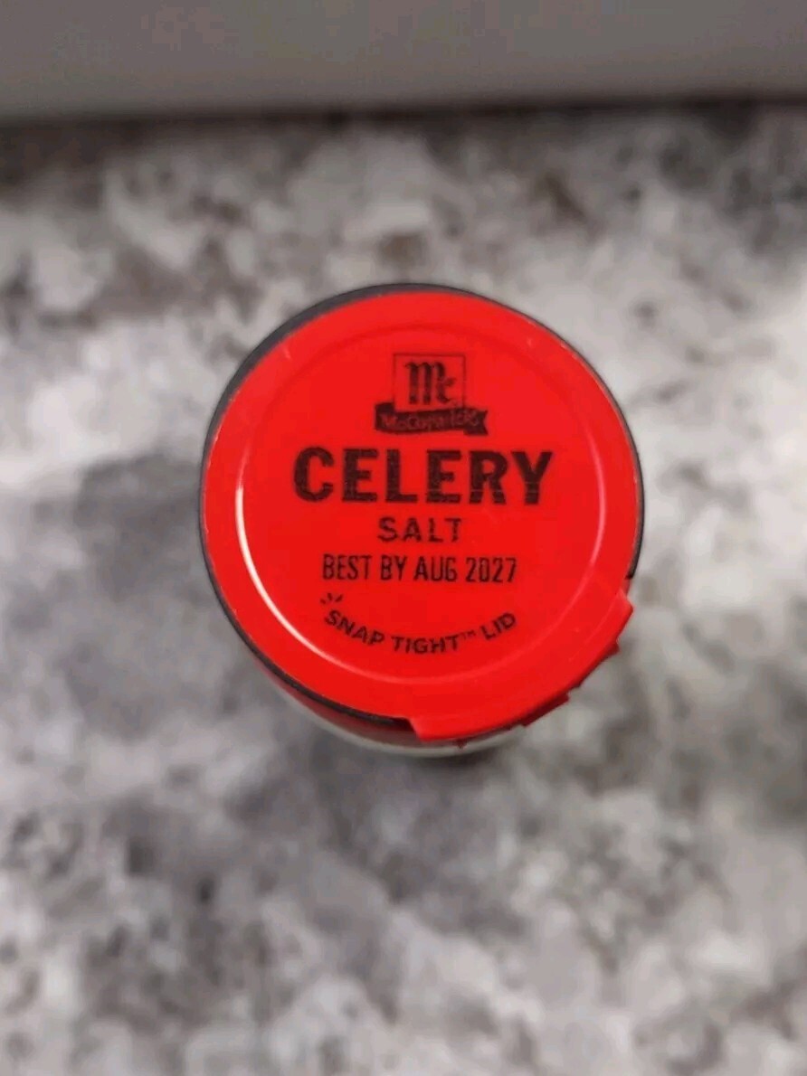 McCormick Celery Salt 4 oz Expiration 08/2027
