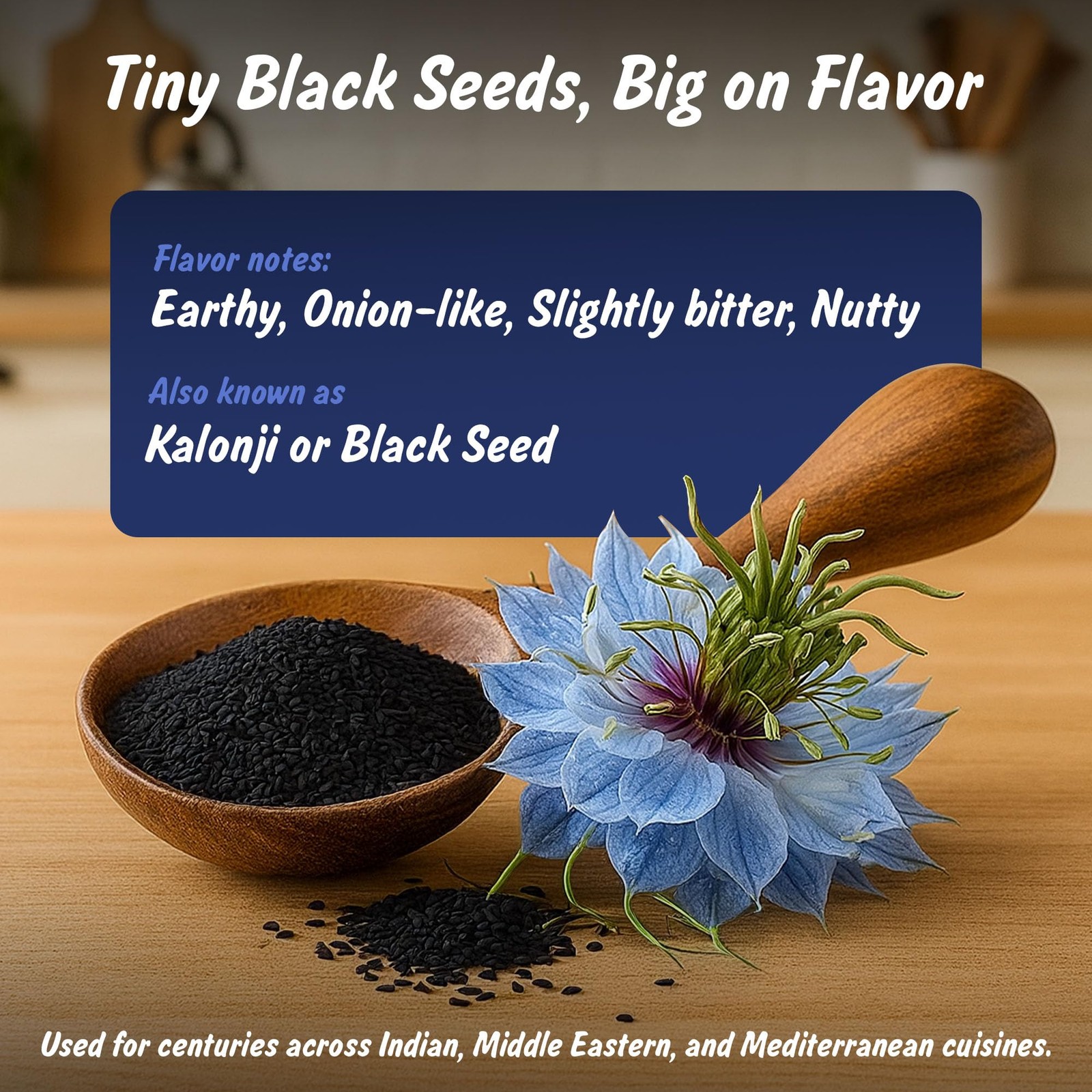 USDA Organic Nigella Seeds, Lab Tested for Heavy Metals, Resealable 4 oz Pouc…