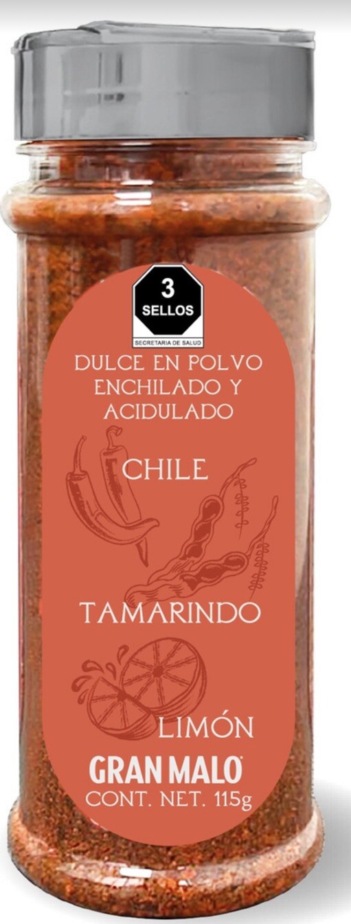 2 Pack Gran Malo Chilito En Polvo Tamarindo Spicy 115 Gr Chili Powder