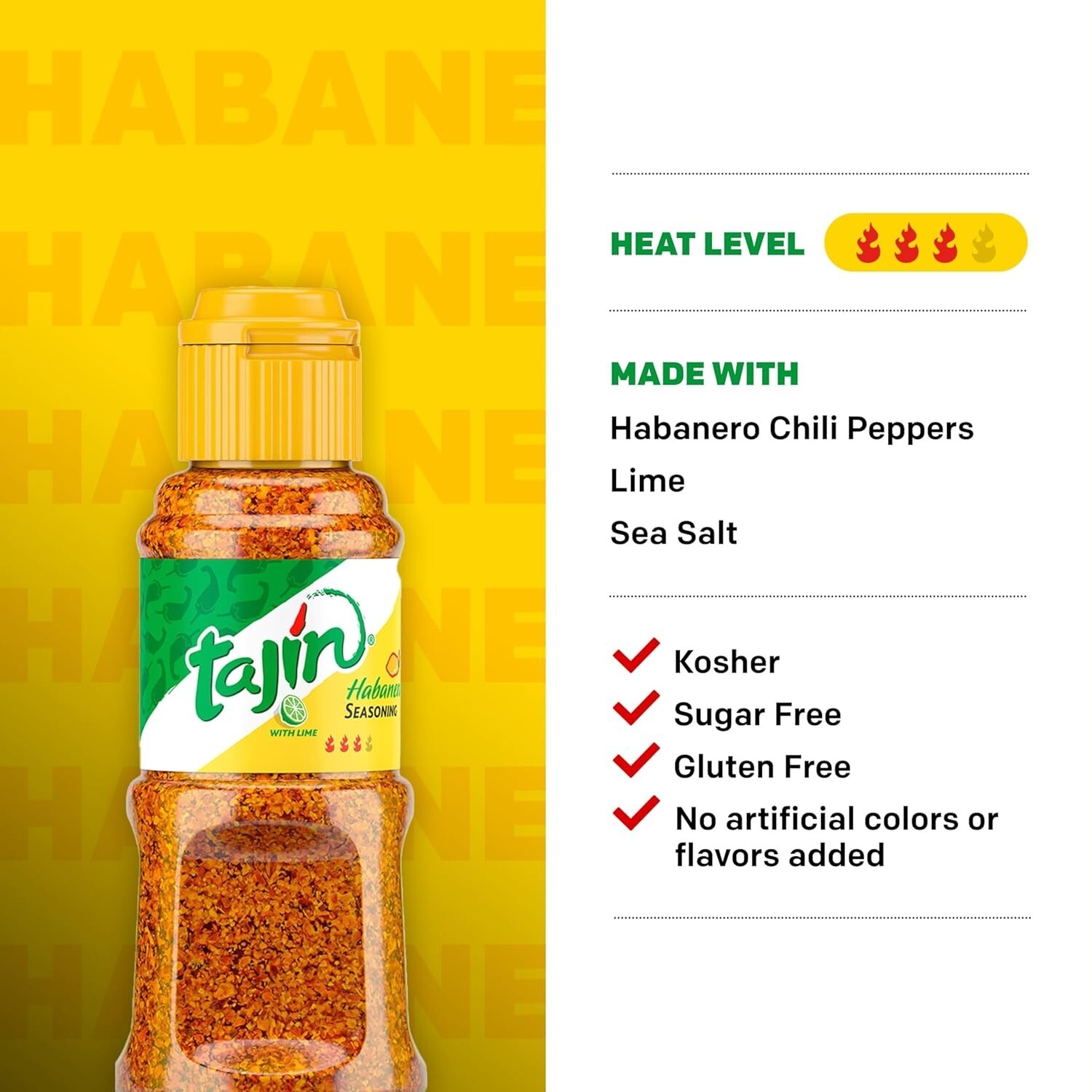 Habanero Powder Seasoning (3 Count, 1.6 oz Each) – Free & Quick Shipping