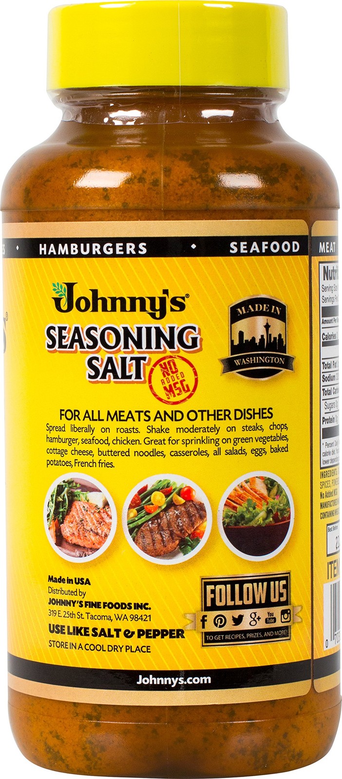 Johnny’s Seasoning Salt, No Msg, 42 Oz