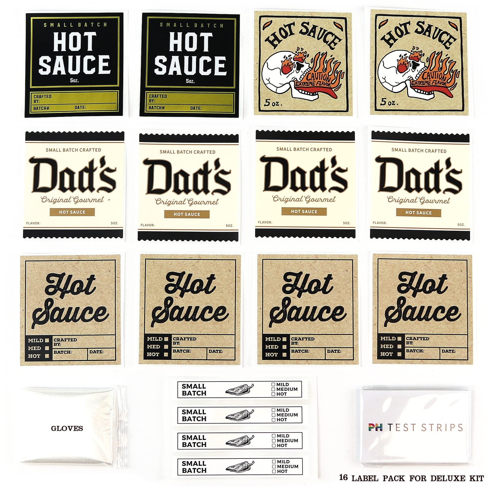 Deluxe Hot Sauce Making Kit, Ghost Pepper Edition, 36 Ounce (Pack of 1)