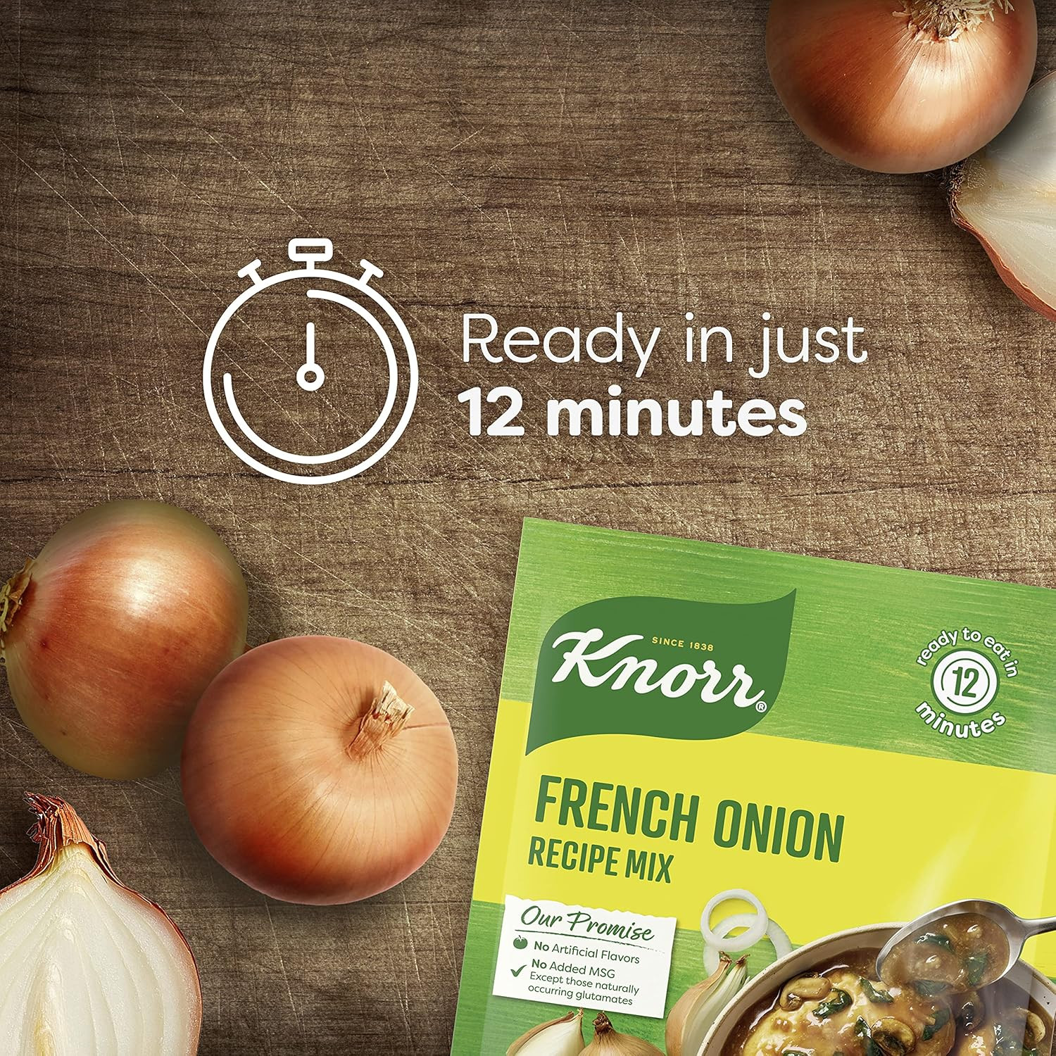 Soup Mix and Recipe Mix for Soups, Sauces and Simple Meals French Onion No Ar…