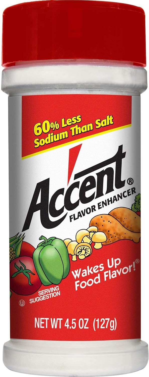 Accent Seasoning 4.5 Ounce Flavor Enhancer Low Sodium Umami Taste for Savory