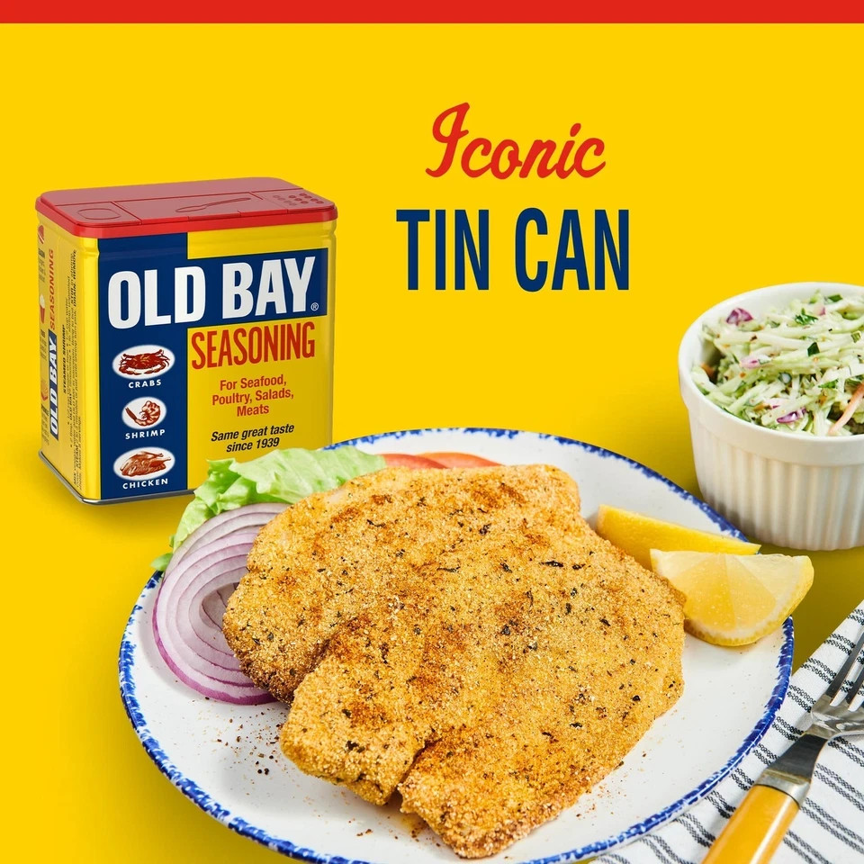 OLD BAY Seasoning, Classic Seafood, Non GMO, Gluten Free, 6 Ounce (Pack of 1)