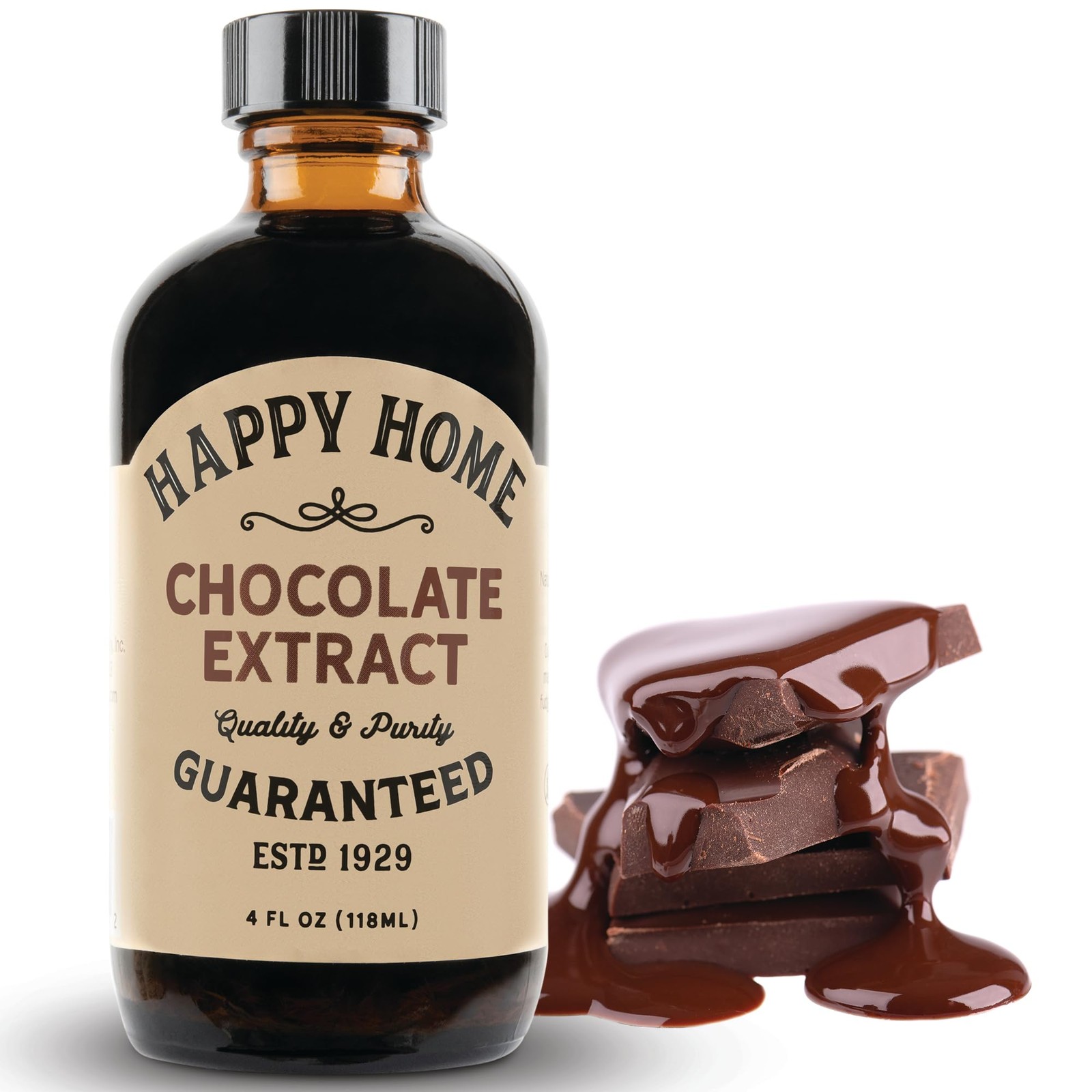 Premium Natural Chocolate Flavor – Certified Kosher, 4 oz.
