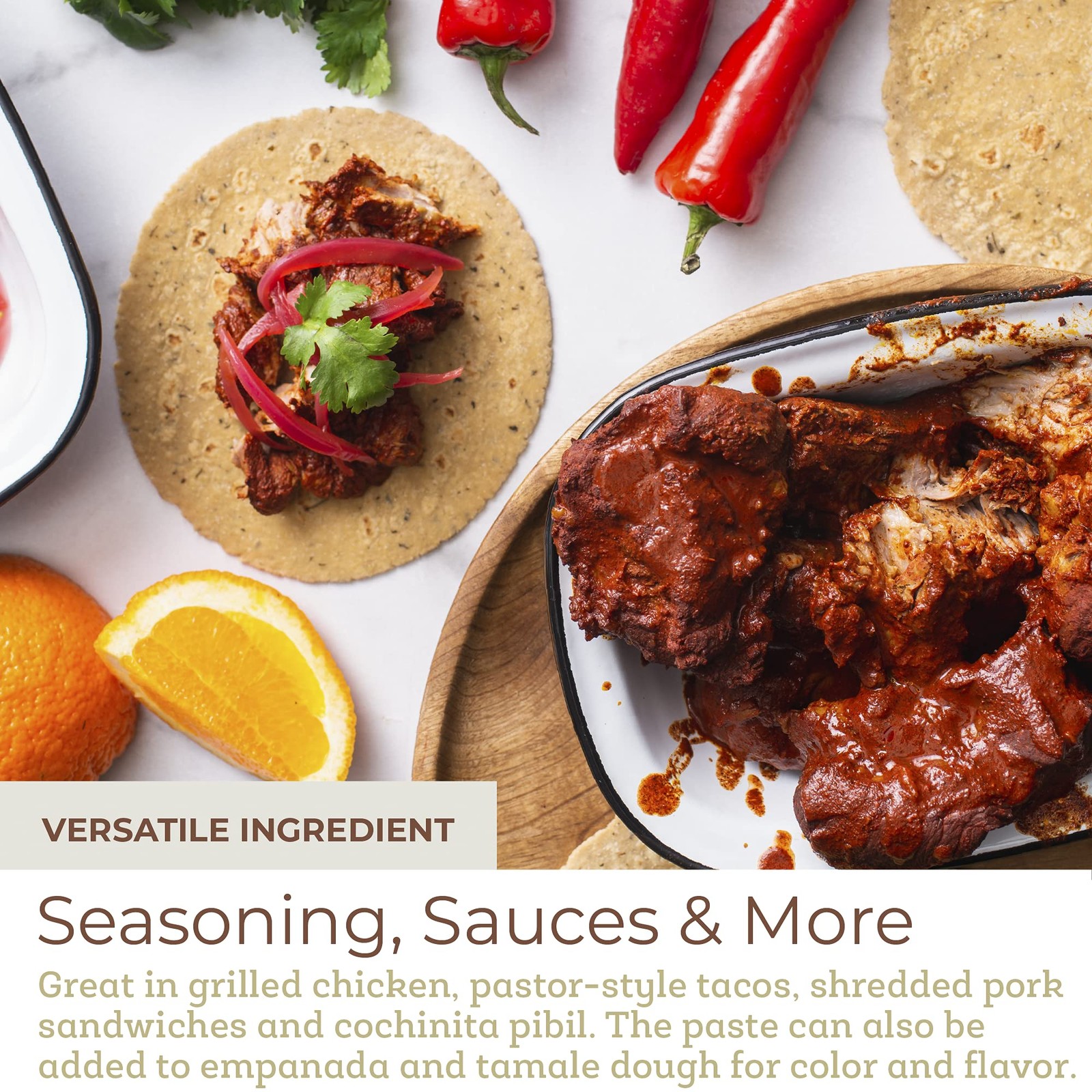 | Premium Achiote Paste | Vegan, Gluten-Free | For Cooking with Chicken, Pork…