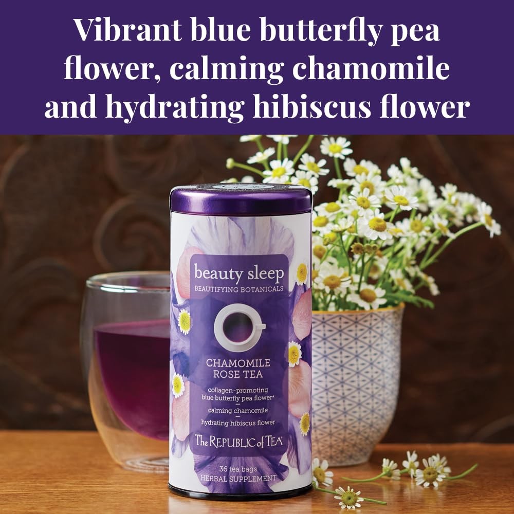 The Republic of Tea – Beautifying Botanicals® 36 Count (Pack 1), Purple
