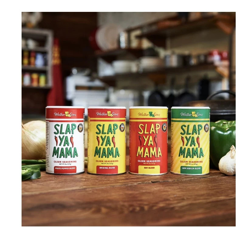 Slap Ya Mama Original Blend Cajun Seasoning,16 oz Canister – Authentic Louisian.
