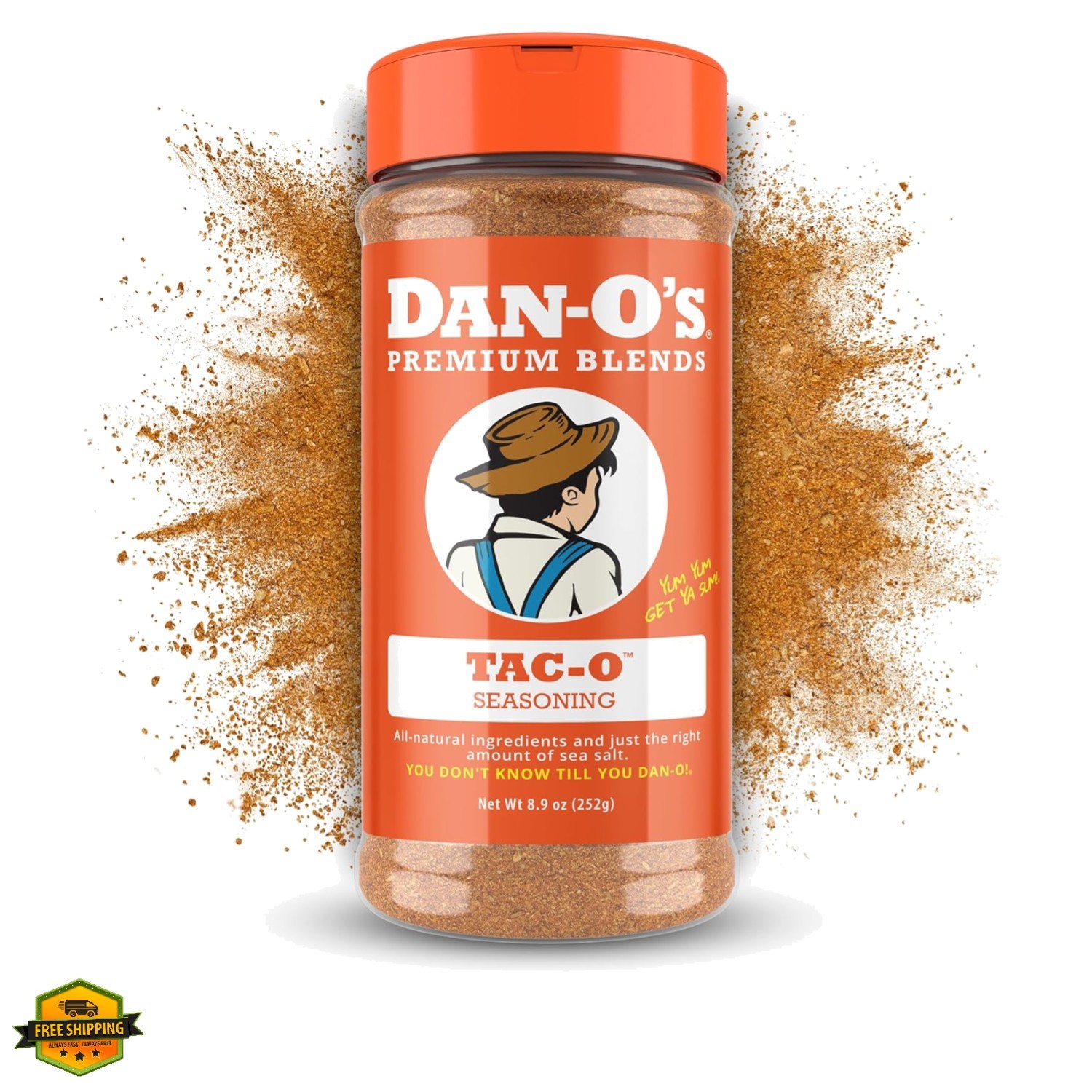 Tac-O Seasoning, 8.9 oz Bottle, All Purpose Taco Seasoning for Tacos, Quesadi…