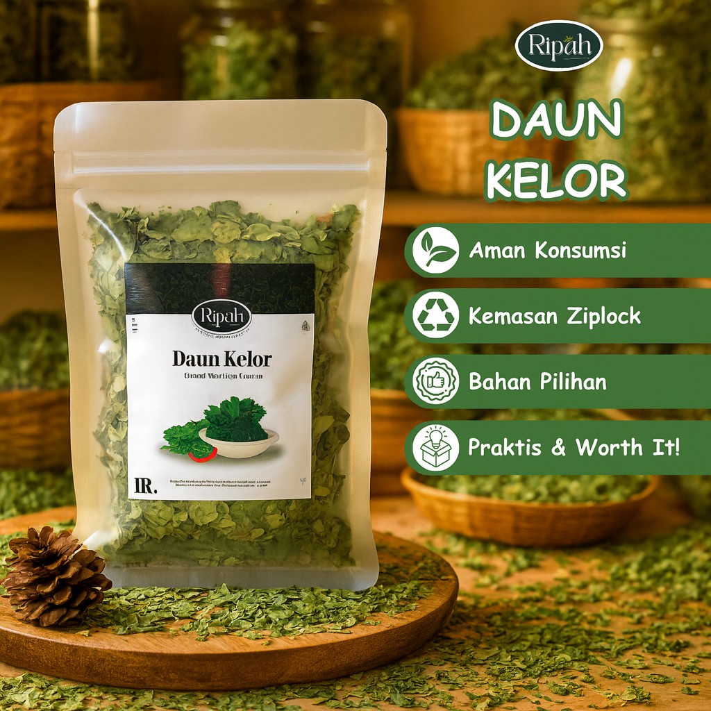 Dried Moringa Leaves 60g Herbal Leaf for Mindful Cooking Eco Flavor