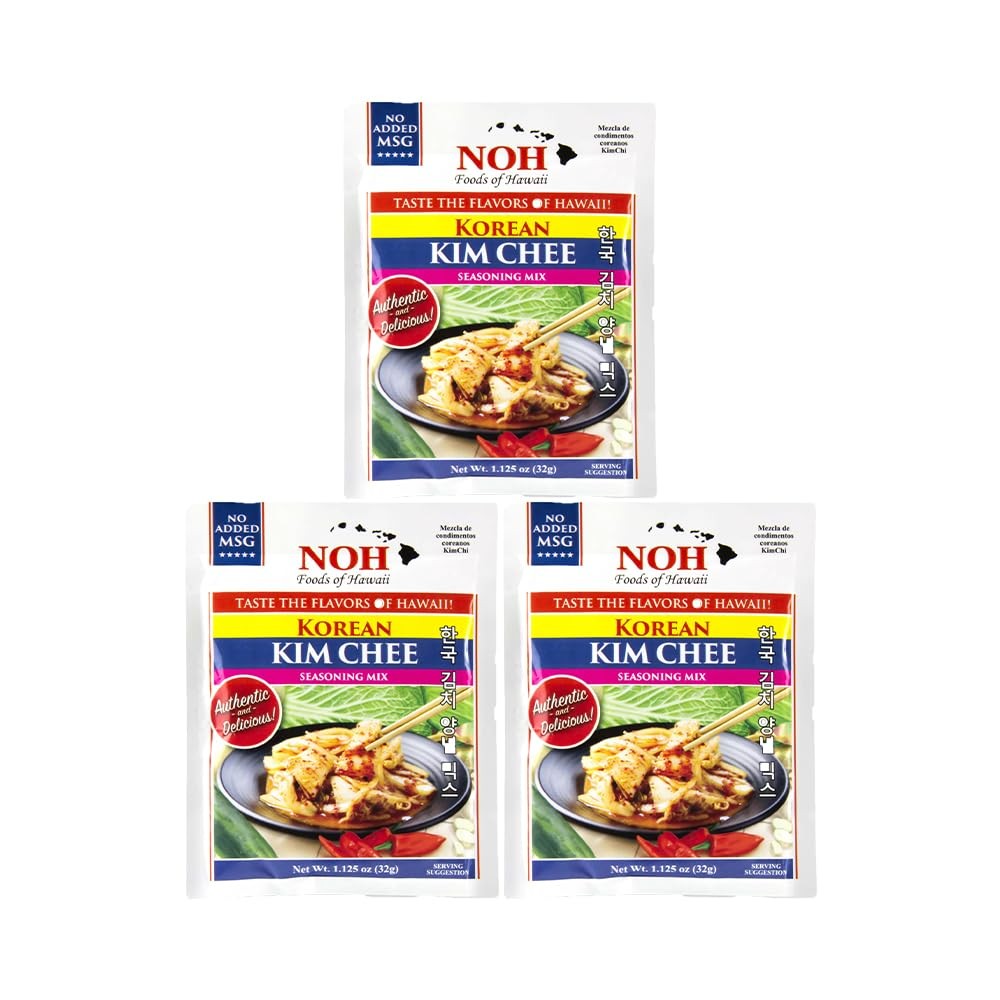 NOH Foods of Hawaii four serving seasoning packets 1.5 oz Pack of 3 Taste the…