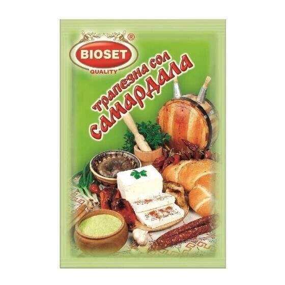 3 Bioset Seasoning Bulgarian SAMARDALA SALT wild onion 100% natural spice- 30gx3